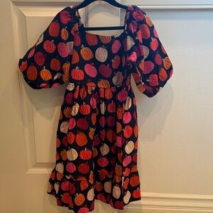 Gymboree Kids Dress with Pumpkin Print